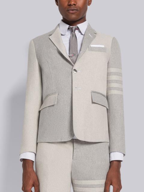 Thom Browne Fun-Mix Selvedge Denim 4-Bar High Armhole Sport Coat
