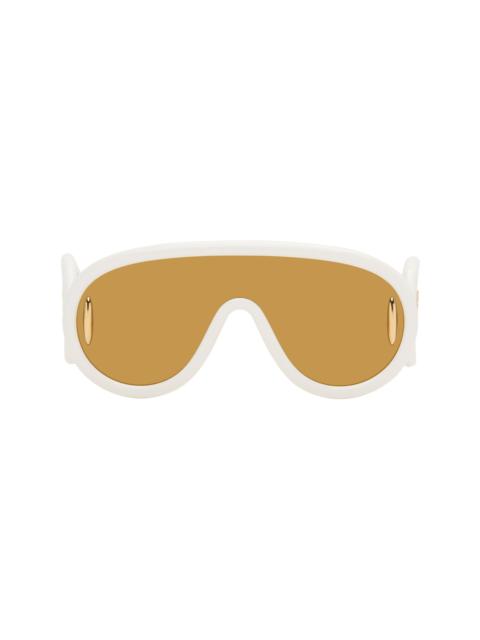 White Wave Mask Sunglasses
