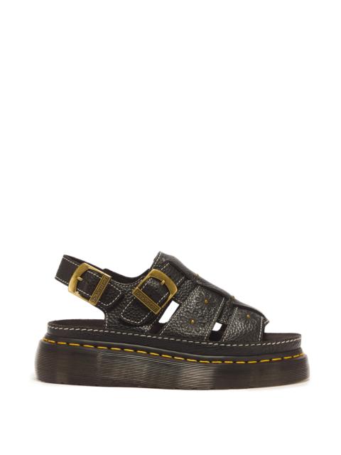 Dr. Martens Wrenlie Open Toe Nappa Leather Fisherman Platform Sandals