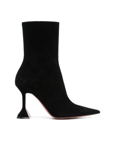 Giorgia 100mm suede ankle boots