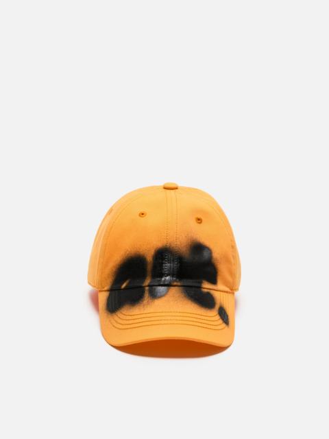 Acne Studios Sprayed graphic cap - Saffron orange
