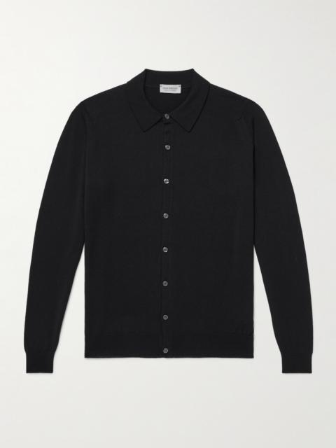 JOHN SMEDLEY Tibor Merino Wool Cardigan