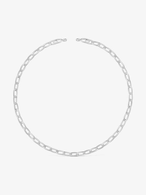 TOUS Hold Oval silver XL short Necklace