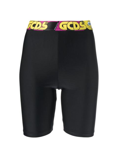 GCDS knee-high legging shorts