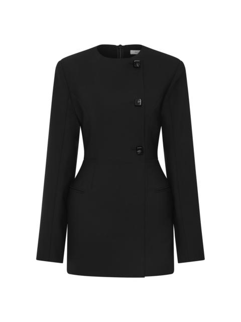 RACHEL GILBERT Finley Wool-Blend Mini Dress black