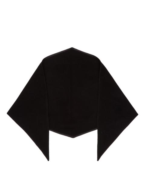 RIER Black Wool Scarf