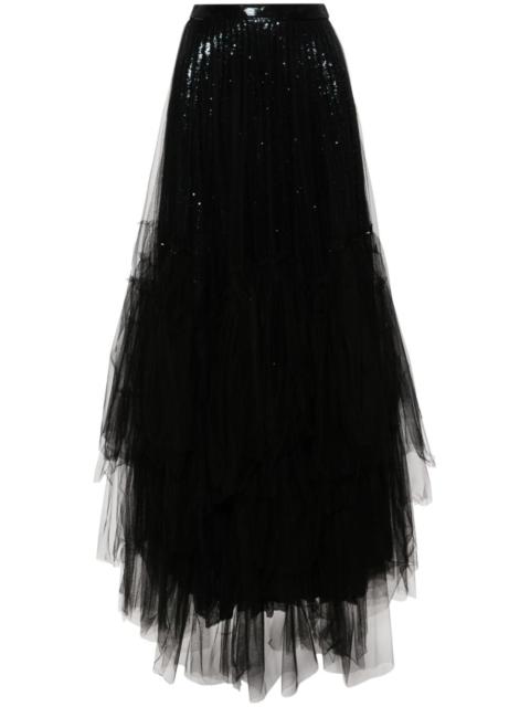 Ralph Lauren sequinned tulle maxi skirt