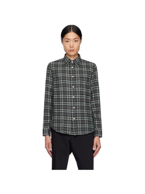 NN07 Gray & Green New Arne 5166 Shirt