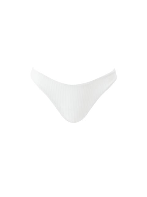 MELISSA ODABASH NOTO CREAM RIBBED BIKINI BOTTOM