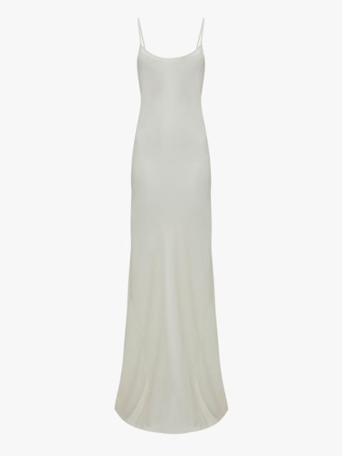 Victoria Beckham Floor-Length Cami Dress In Ivory