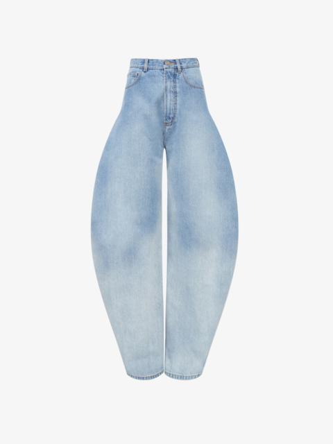 Alaïa ROUND DENIM PANT | REVERSIBLE