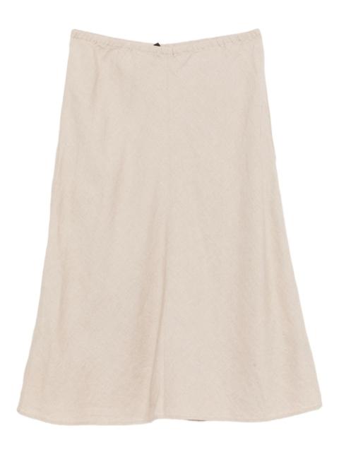 EILEEN FISHER a-line linen skirt