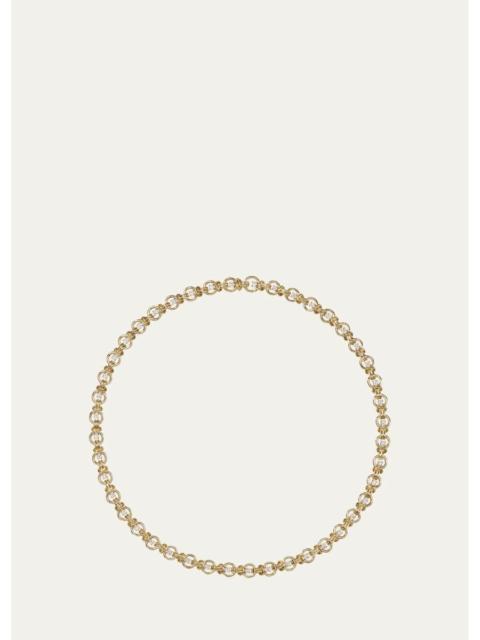 MELISSA KAYE Rocky Small Diamond Loop Chain Necklace