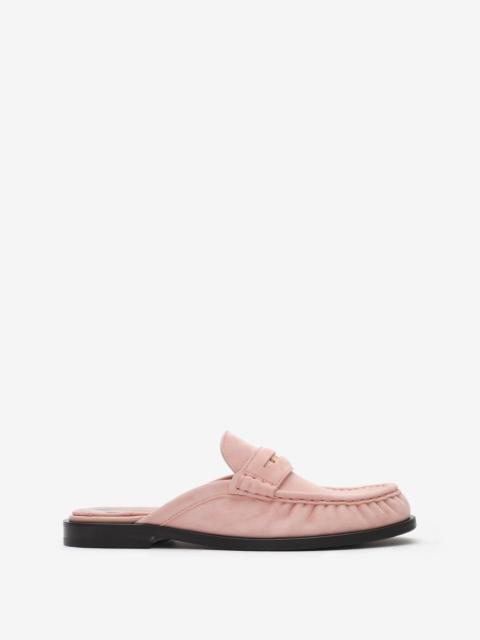 Burberry Leather Cadet Mules