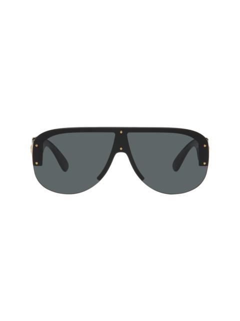 VERSACE Black Medusa Biggie Pilot Sunglasses