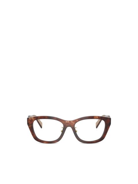 Prada clear-lense glasses