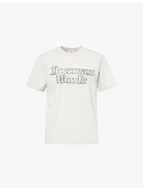 ICECREAM Icecream World Crewneck Cotton-Jersey T-Shirt