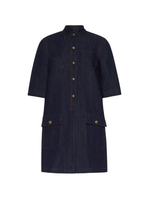ADAM LIPPES Lauder denim midi dress