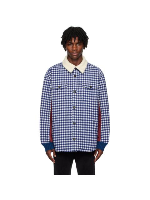 UNDERCOVER Navy & Red Paneled Jacket