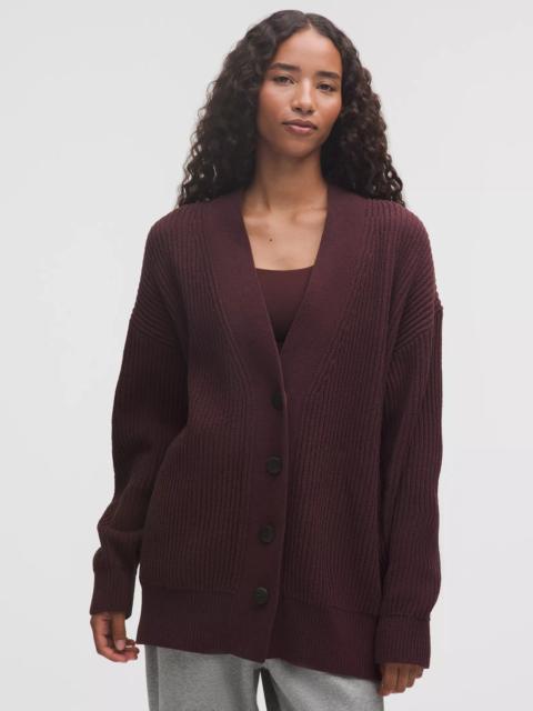 lululemon Knit Button-Front Cardigan
