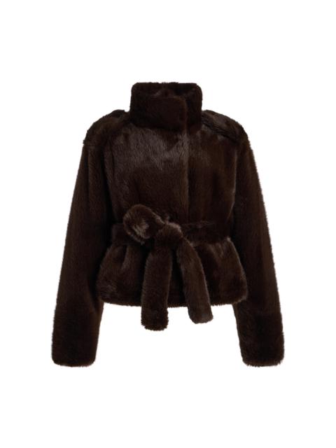 DARKPARK Hunter Faux Fur Jacket brown