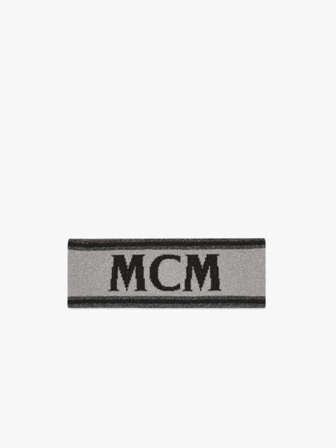 MCM Après-Ski Intarsia Knit Logo Headband