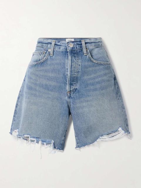 Citizens of Humanity Marlow distressed denim shorts Mid denim