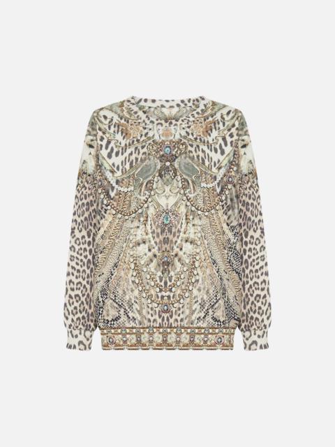 CAMILLA DROPPED SHOULDER SWEAT SHIRT