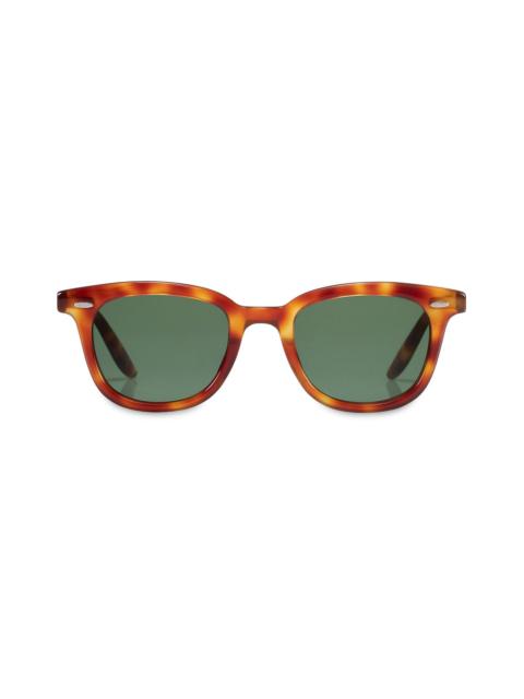 BARTON PERREIRA Men's Cecil 50MM Round Sunglasses - Tortoise Green