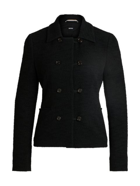 BOSS EXTRA-SLIM-FIT JACKET IN TWEED