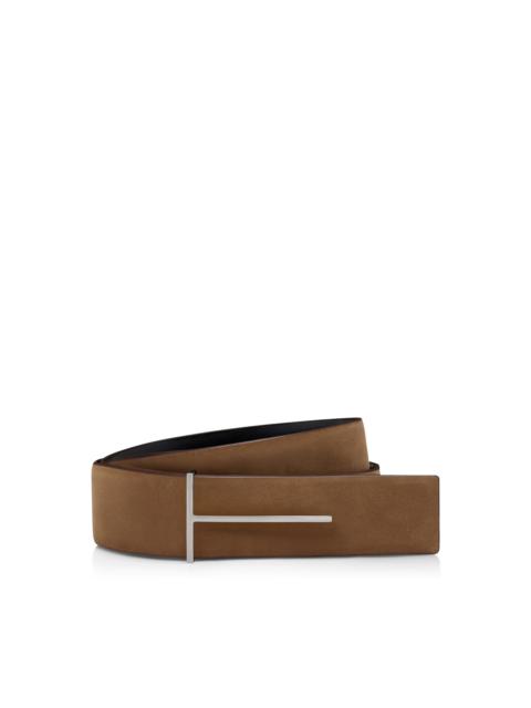 TOM FORD NUBUCK SLIM T REVERSIBLE BELT