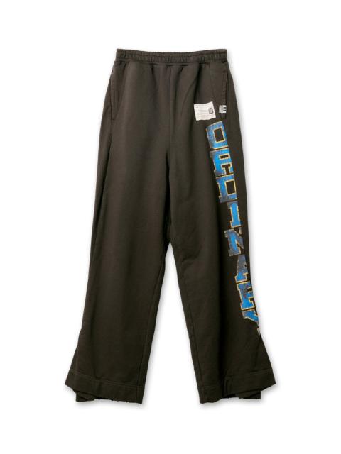 Maison MIHARAYASUHIRO COLLAGE PRINT RESIZED PANTS