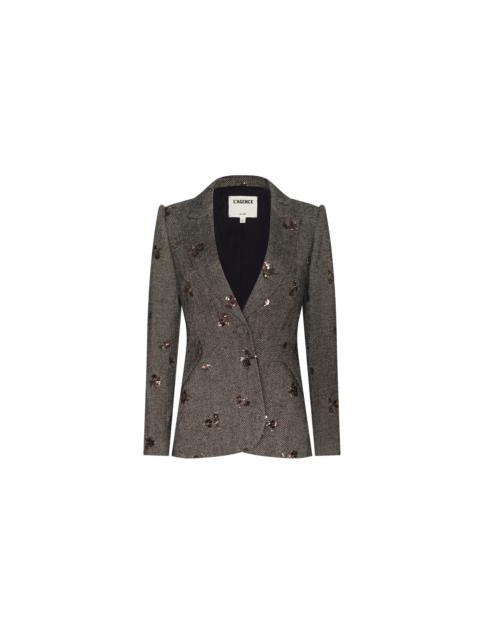 L'AGENCE Chamberlain Sequined Blazer