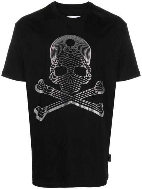 PHILIPP PLEIN SS Skull & Bones round-neck T-shirt