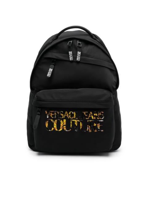 VERSACE JEANS COUTURE logo-lettering backpack