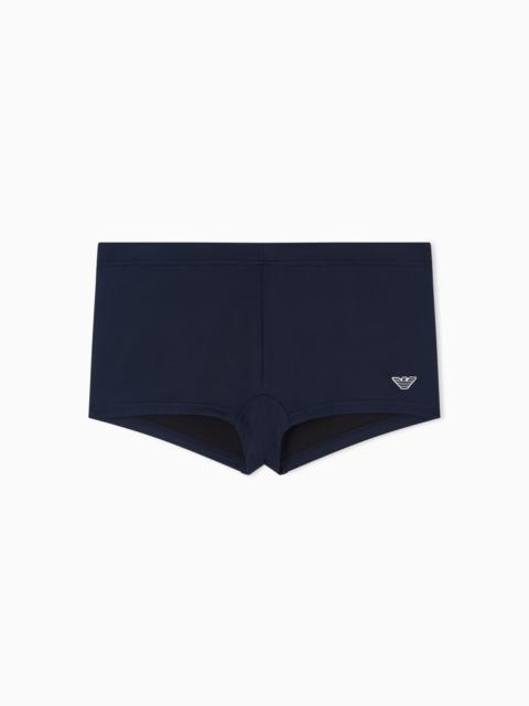 EMPORIO ARMANI ASV ESSENTIAL SQUARE LEG SWIMSUIT