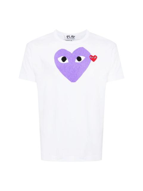 signature heart motif cotton T-shirt