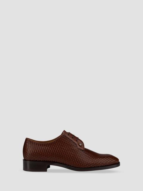 Christian Louboutin Men's Chambeliss Leather Derbies - Havane