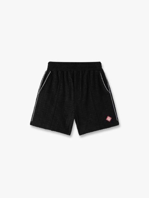 CASABLANCA Black Towelling Shorts | Casablanca Paris