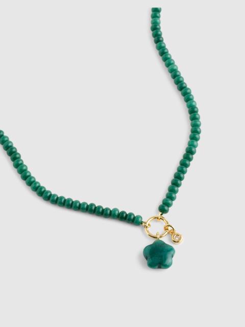 Madewell Semiprecious Beaded Charm Necklace