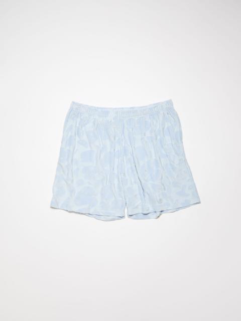Acne Studios Jacquard shorts - Pale blue