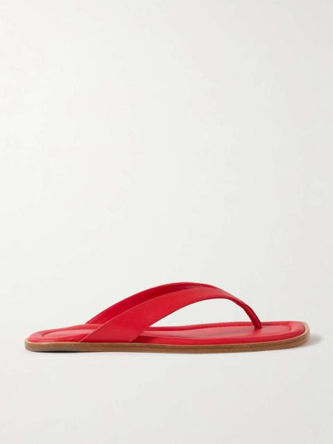 STAUD Dante leather thong sandals