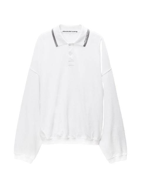 Alexander Wang long-sleeve polo shirt