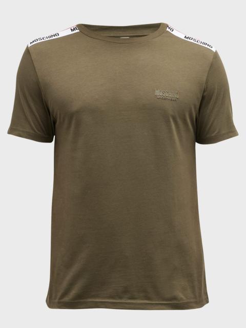 Moschino Men's Logo-Tape Crew T-Shirt