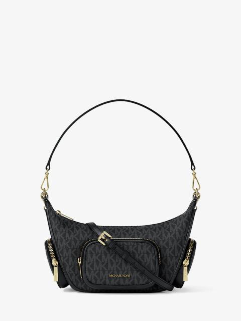 MICHAEL KORS Merritt Small Signature Logo Convertible Shoulder Bag