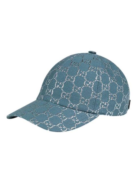 GUCCI Gucci GG Lamé Baseball Hat 'Blue' 631953-3HK75-4660