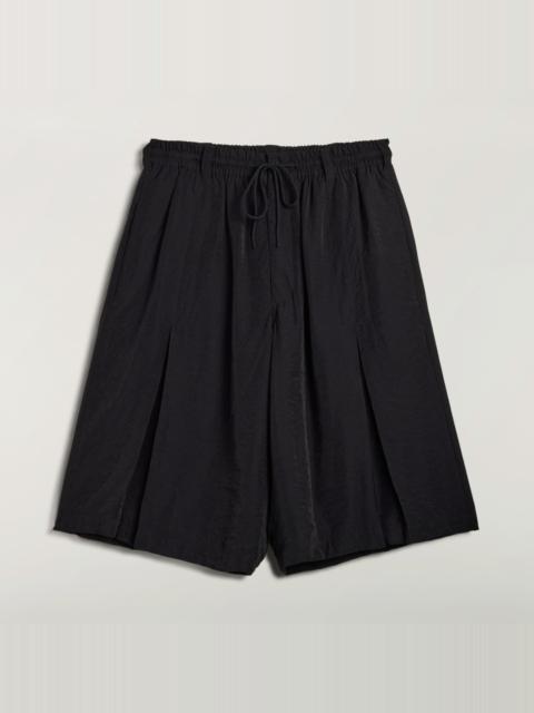 Y-3 Y-3 CRINKLE PLEATED SHORTS