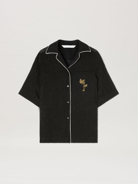 Palm Angels Soiree Pajama Bowling Shirt