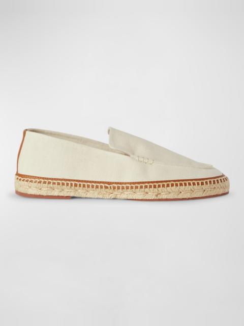 Loro Piana Men's Seaside Walk Cotton-Linen Espadrilles