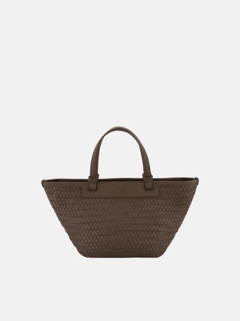 Vince Marin Woven Leather Mini Tote